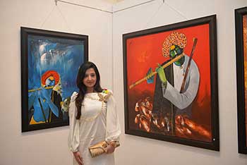 Amy Billimoria at the gallery for the inauguration - 26th February 2014,  Jehangir Art Gallery, Mumbai.